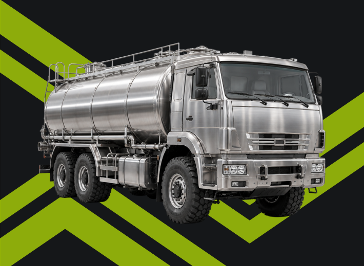 Автоцистерна для перевозки технической воды АЦВ-10 на шасси Камаз 43118-48 (термос)