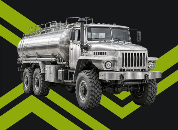 Автоцистерна для перевозки технической воды АЦВ-10 на шасси Урал 4320-80